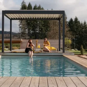 Exteriorea pergola bioclimatique autoportée en kit Ombréa Bio