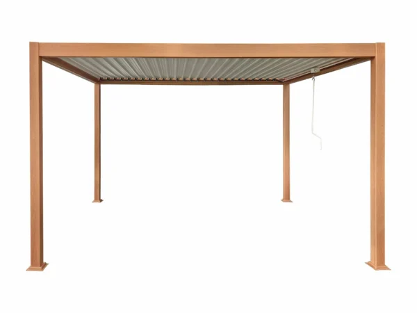 Exteriorea pergola bioclimatique en bois Soléa