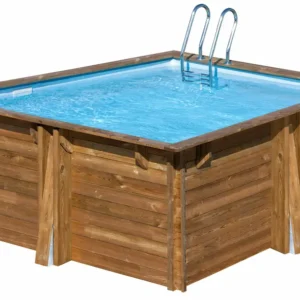 Exteriorea piscine bois carré Smart Plug BlueWave I